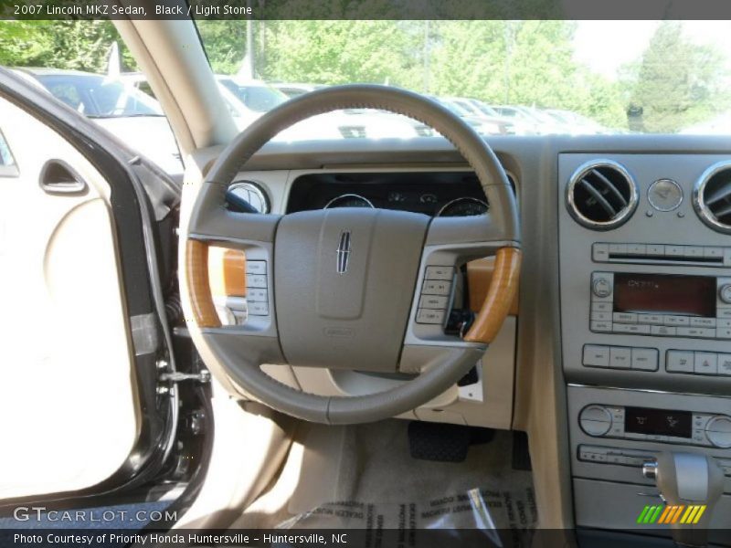 Black / Light Stone 2007 Lincoln MKZ Sedan