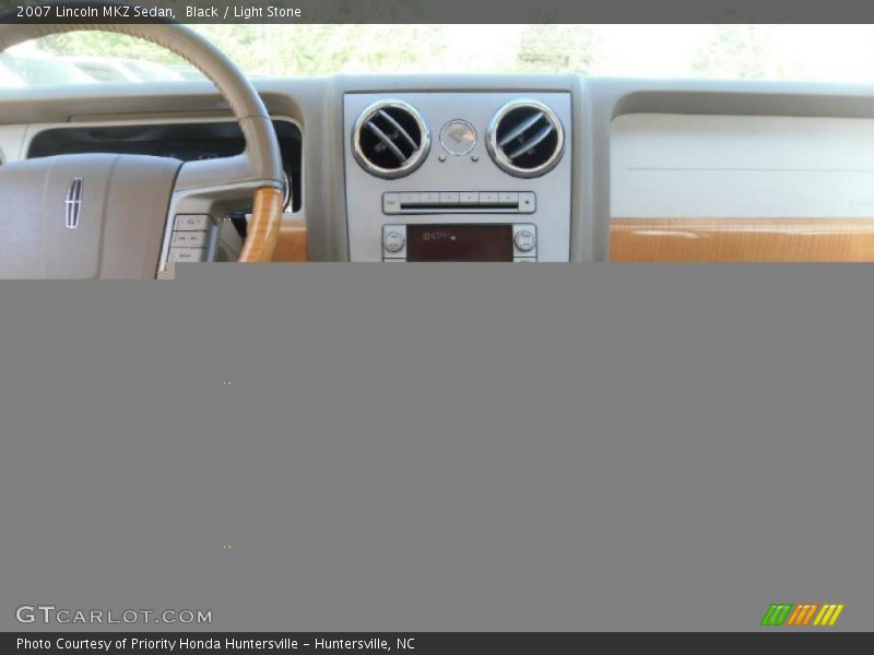 Black / Light Stone 2007 Lincoln MKZ Sedan
