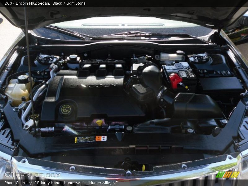 Black / Light Stone 2007 Lincoln MKZ Sedan