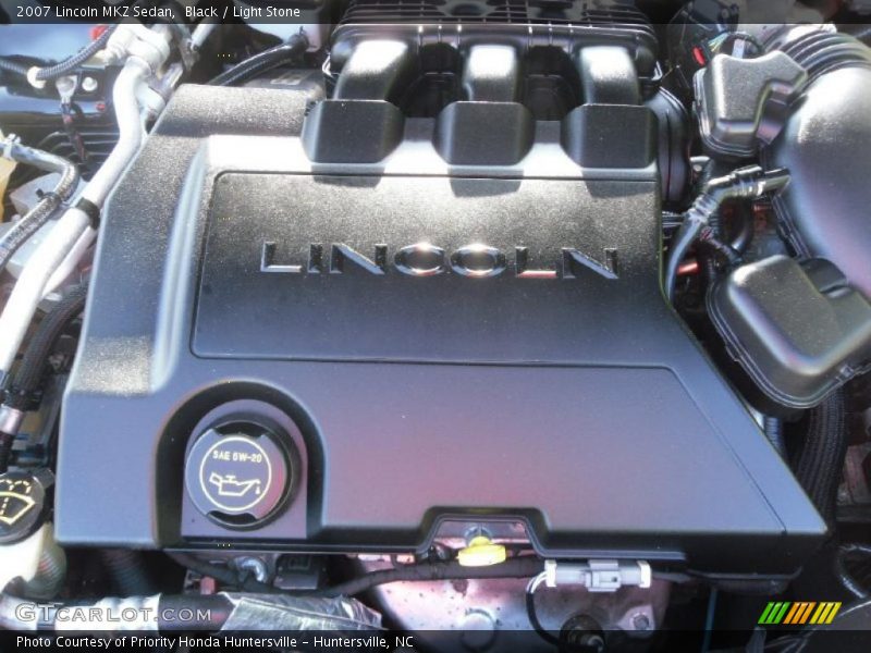 Black / Light Stone 2007 Lincoln MKZ Sedan