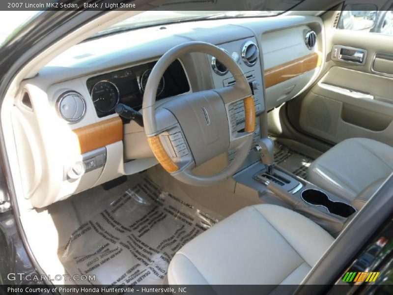 Black / Light Stone 2007 Lincoln MKZ Sedan