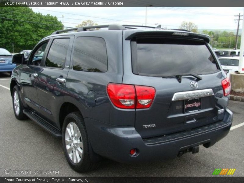 Slate Gray Metallic / Graphite 2010 Toyota Sequoia Platinum 4WD