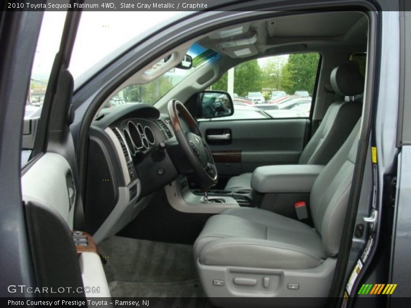 Slate Gray Metallic / Graphite 2010 Toyota Sequoia Platinum 4WD