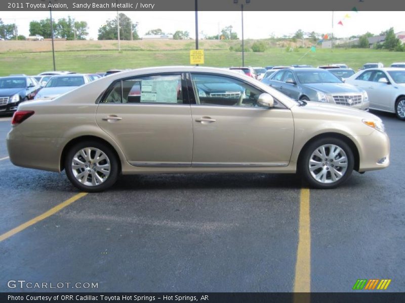 Sandy Beach Metallic / Ivory 2011 Toyota Avalon