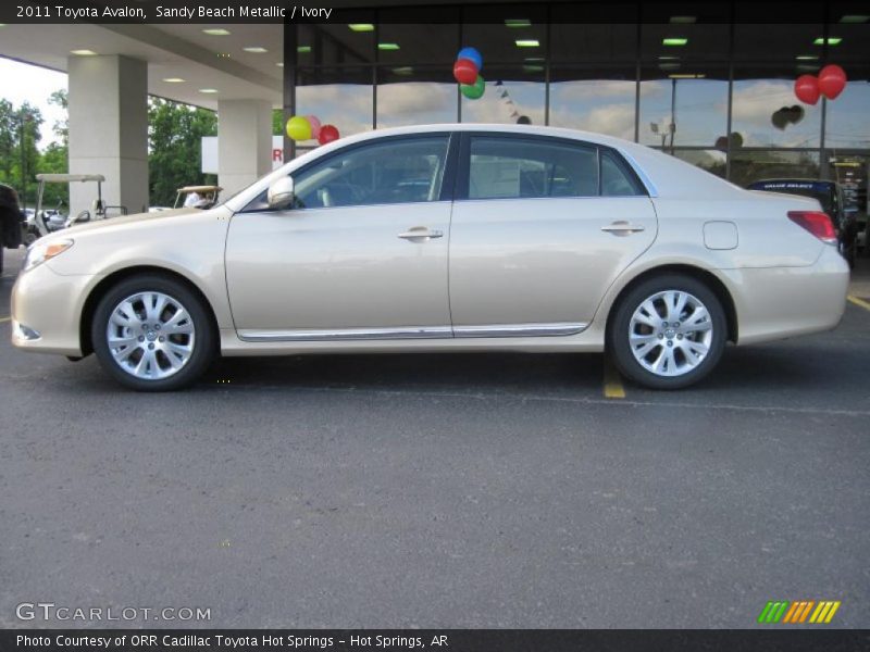 Sandy Beach Metallic / Ivory 2011 Toyota Avalon