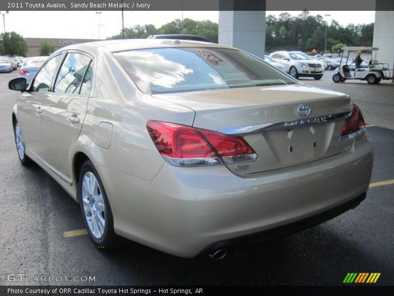 Sandy Beach Metallic / Ivory 2011 Toyota Avalon