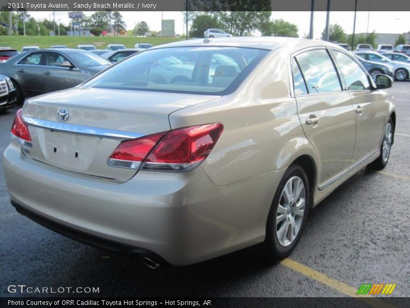 Sandy Beach Metallic / Ivory 2011 Toyota Avalon