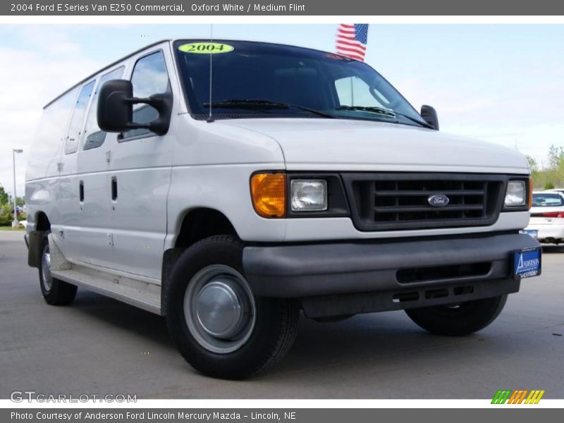 Oxford White / Medium Flint 2004 Ford E Series Van E250 Commercial