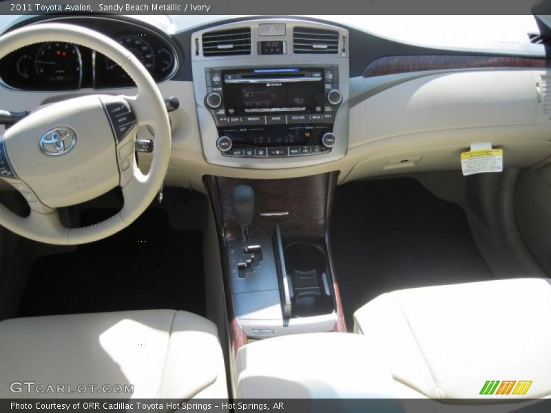 Sandy Beach Metallic / Ivory 2011 Toyota Avalon