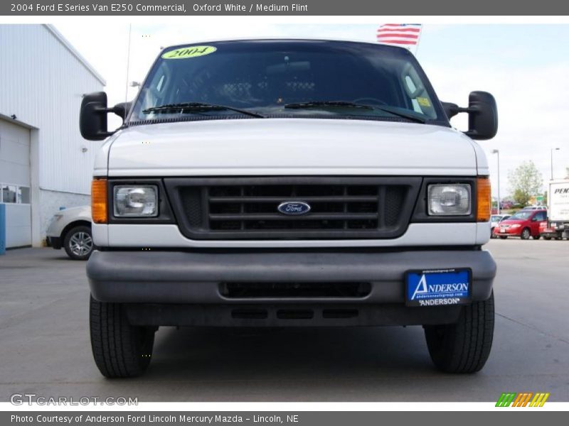 Oxford White / Medium Flint 2004 Ford E Series Van E250 Commercial