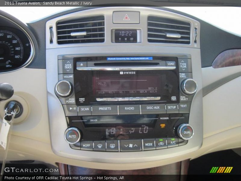 Sandy Beach Metallic / Ivory 2011 Toyota Avalon