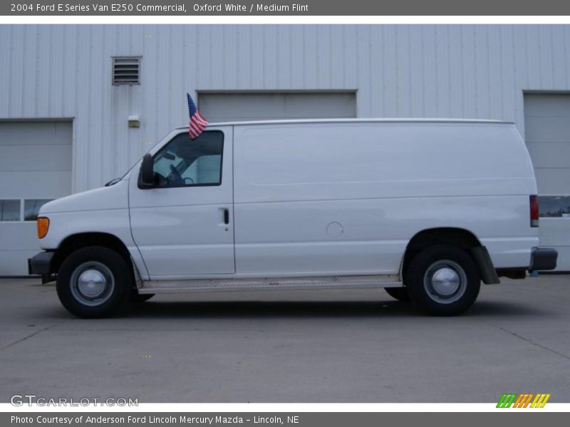 Oxford White / Medium Flint 2004 Ford E Series Van E250 Commercial