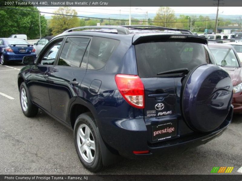 Nautical Blue Metallic / Ash Gray 2007 Toyota RAV4 4WD