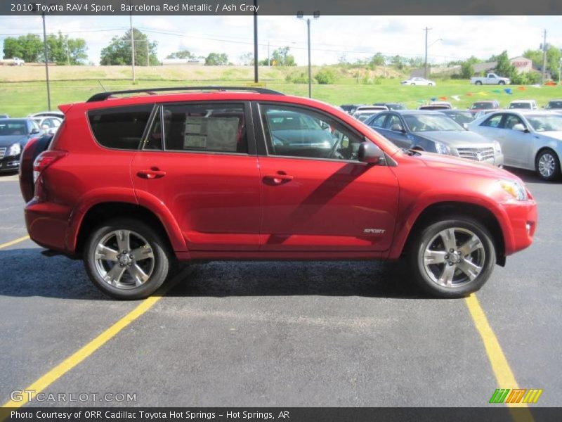 Barcelona Red Metallic / Ash Gray 2010 Toyota RAV4 Sport