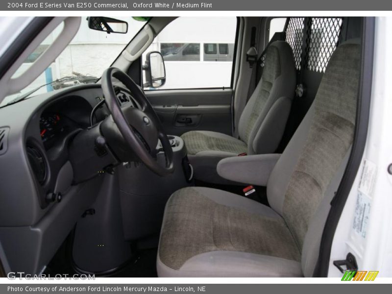 Oxford White / Medium Flint 2004 Ford E Series Van E250 Commercial