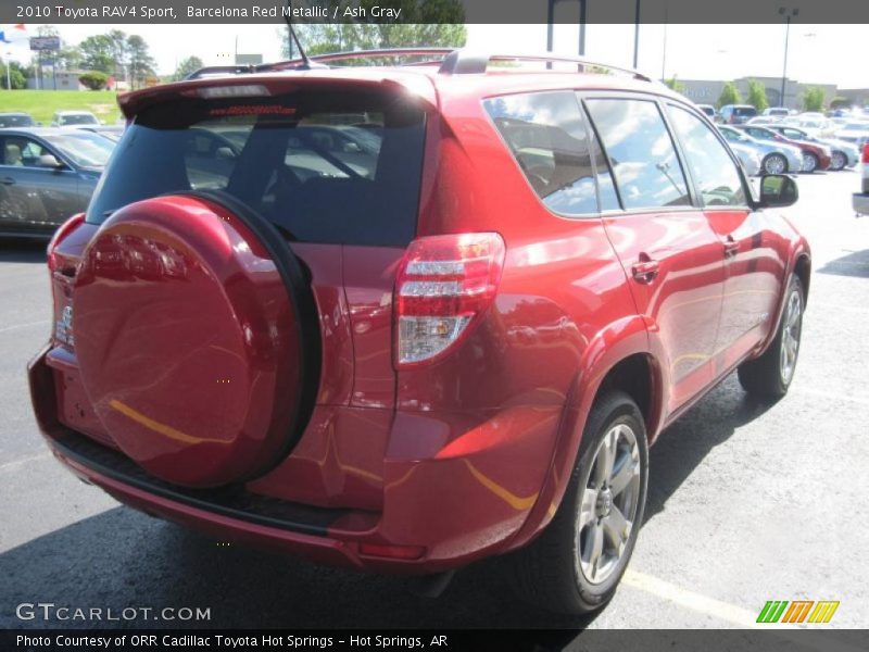 Barcelona Red Metallic / Ash Gray 2010 Toyota RAV4 Sport
