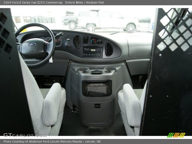 Oxford White / Medium Flint 2004 Ford E Series Van E250 Commercial