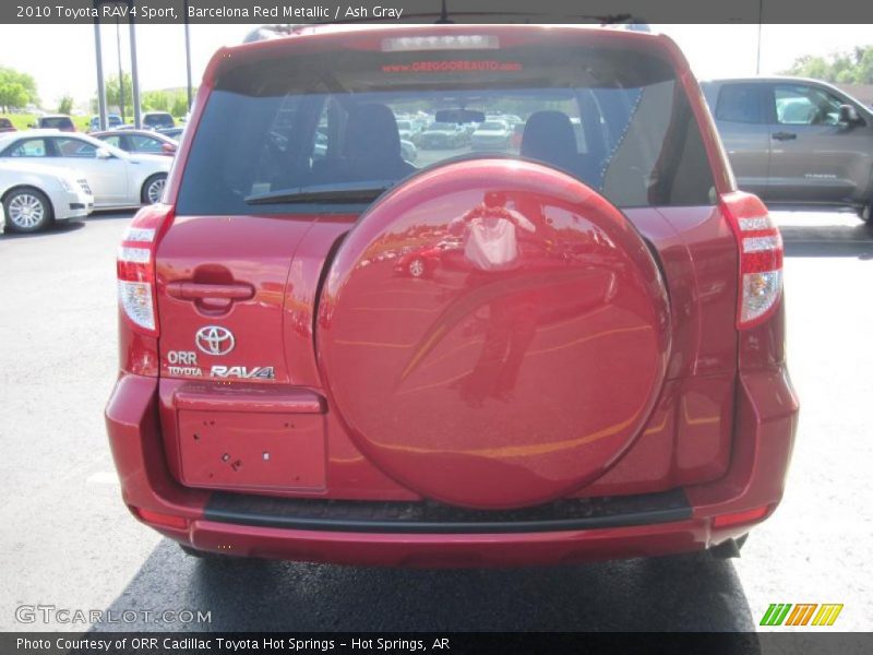 Barcelona Red Metallic / Ash Gray 2010 Toyota RAV4 Sport