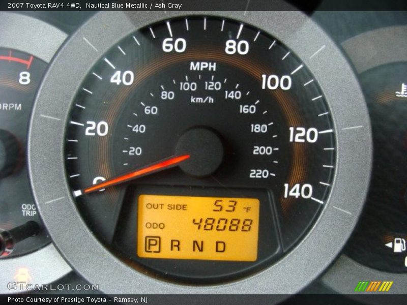 Nautical Blue Metallic / Ash Gray 2007 Toyota RAV4 4WD