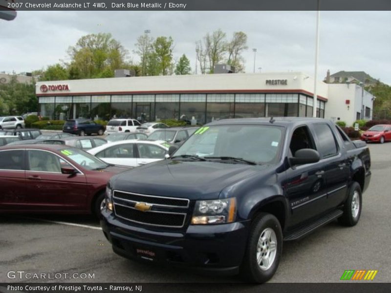 Dark Blue Metallic / Ebony 2007 Chevrolet Avalanche LT 4WD