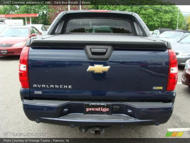 Dark Blue Metallic / Ebony 2007 Chevrolet Avalanche LT 4WD