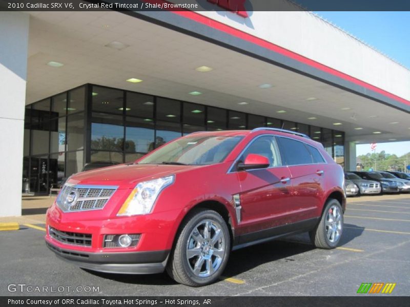 Crystal Red Tintcoat / Shale/Brownstone 2010 Cadillac SRX V6