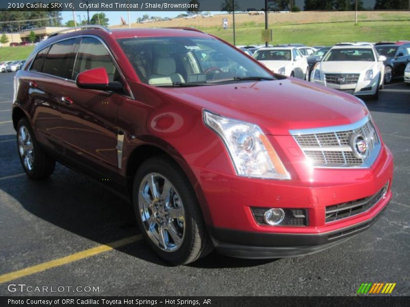 Crystal Red Tintcoat / Shale/Brownstone 2010 Cadillac SRX V6