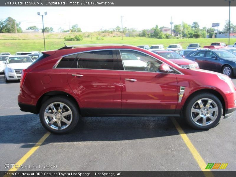 Crystal Red Tintcoat / Shale/Brownstone 2010 Cadillac SRX V6