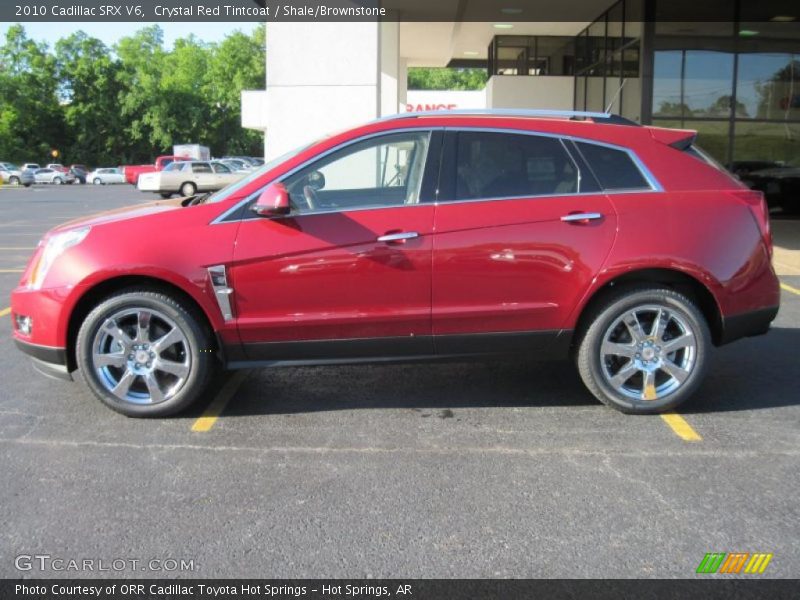 Crystal Red Tintcoat / Shale/Brownstone 2010 Cadillac SRX V6