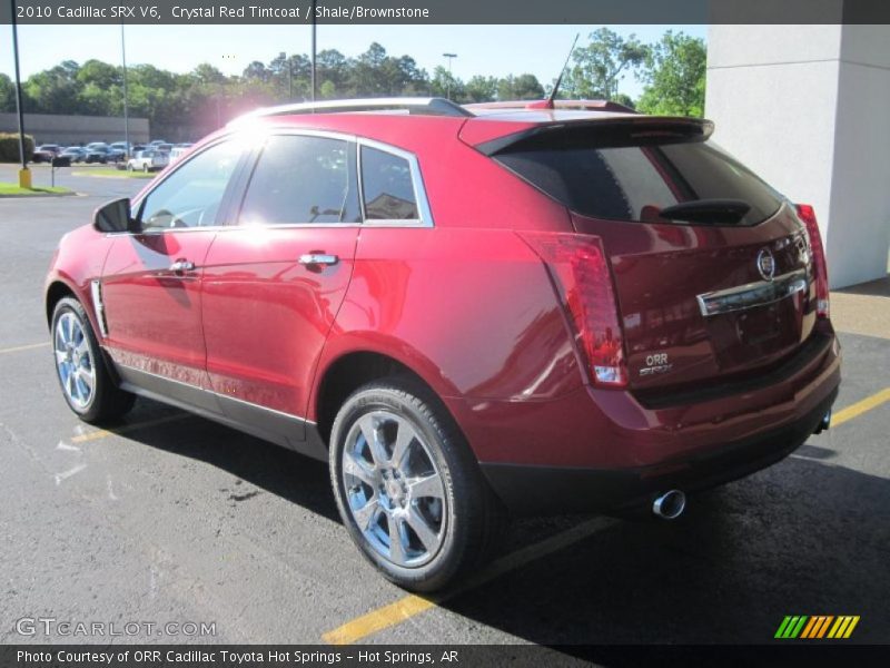 Crystal Red Tintcoat / Shale/Brownstone 2010 Cadillac SRX V6