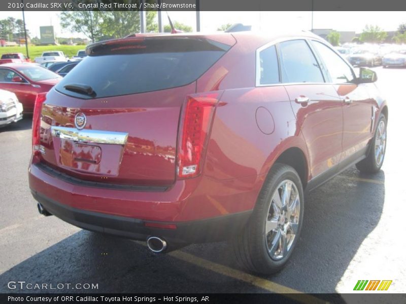 Crystal Red Tintcoat / Shale/Brownstone 2010 Cadillac SRX V6