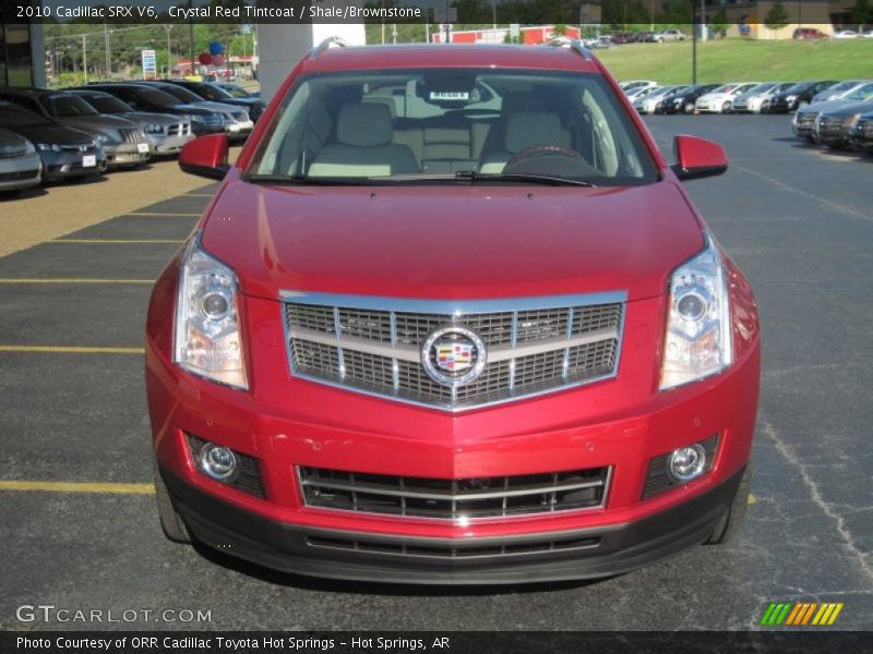 Crystal Red Tintcoat / Shale/Brownstone 2010 Cadillac SRX V6