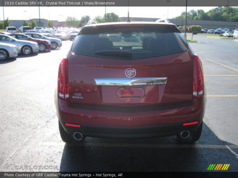 Crystal Red Tintcoat / Shale/Brownstone 2010 Cadillac SRX V6