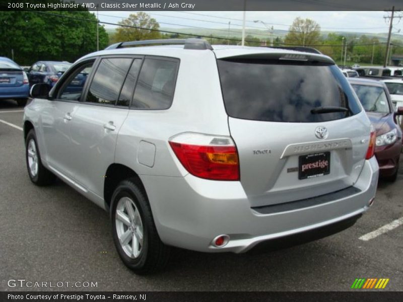Classic Silver Metallic / Ash Gray 2008 Toyota Highlander 4WD