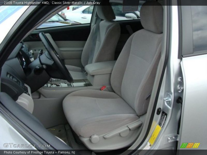 Classic Silver Metallic / Ash Gray 2008 Toyota Highlander 4WD
