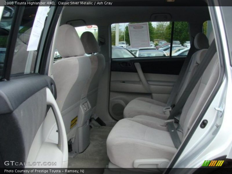 Classic Silver Metallic / Ash Gray 2008 Toyota Highlander 4WD