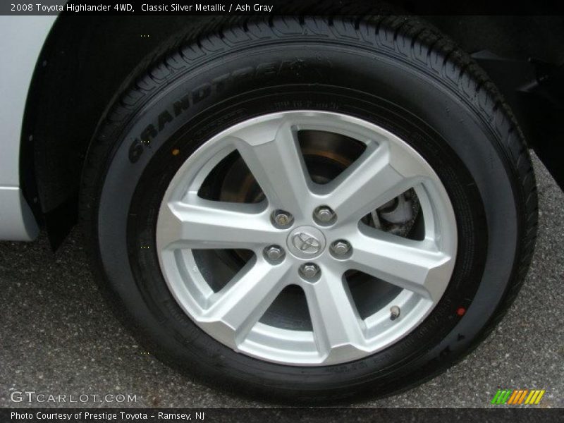 Classic Silver Metallic / Ash Gray 2008 Toyota Highlander 4WD