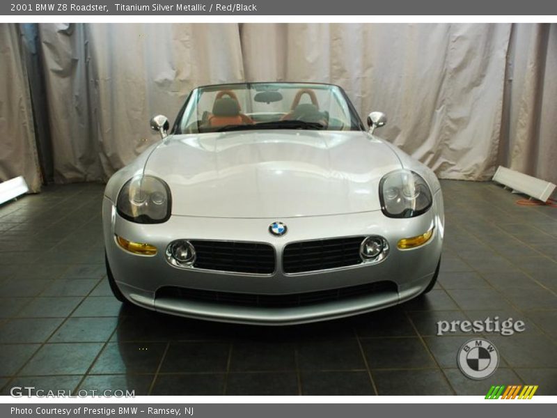 Titanium Silver Metallic / Red/Black 2001 BMW Z8 Roadster