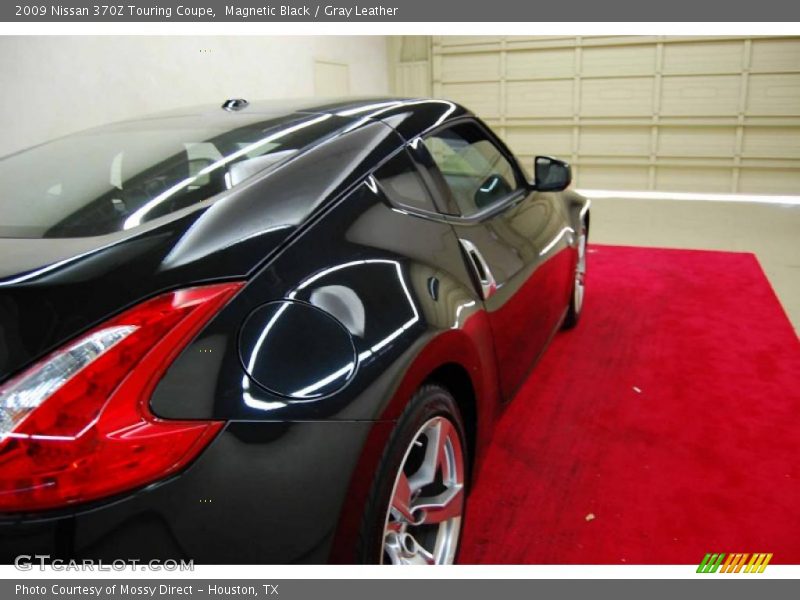 Magnetic Black / Gray Leather 2009 Nissan 370Z Touring Coupe