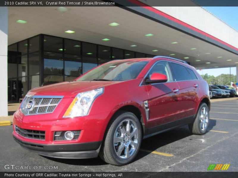 Crystal Red Tintcoat / Shale/Brownstone 2010 Cadillac SRX V6