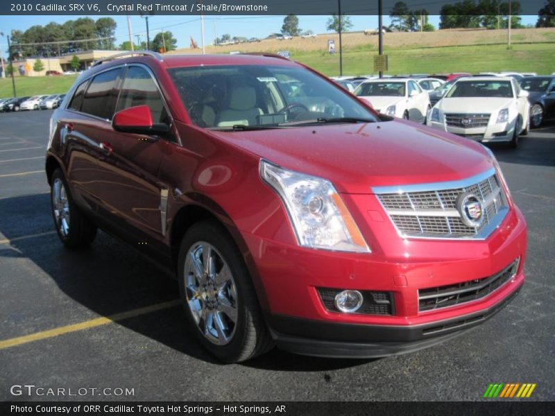 Crystal Red Tintcoat / Shale/Brownstone 2010 Cadillac SRX V6