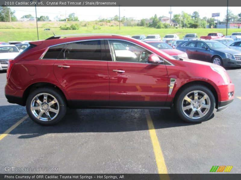 Crystal Red Tintcoat / Shale/Brownstone 2010 Cadillac SRX V6
