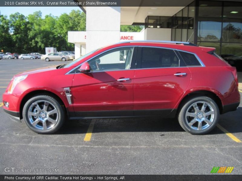 Crystal Red Tintcoat / Shale/Brownstone 2010 Cadillac SRX V6