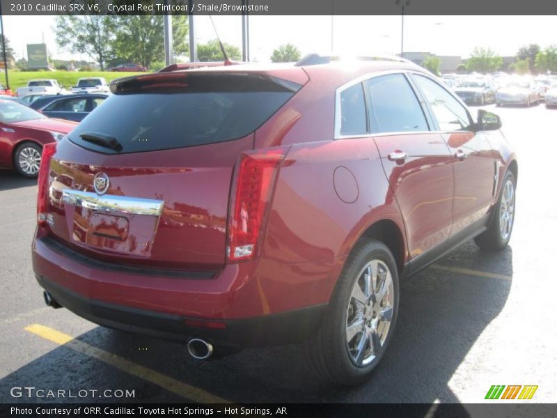 Crystal Red Tintcoat / Shale/Brownstone 2010 Cadillac SRX V6
