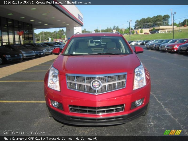 Crystal Red Tintcoat / Shale/Brownstone 2010 Cadillac SRX V6