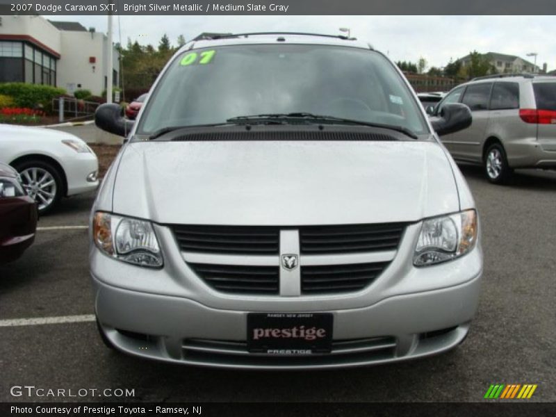 Bright Silver Metallic / Medium Slate Gray 2007 Dodge Caravan SXT