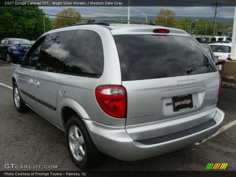Bright Silver Metallic / Medium Slate Gray 2007 Dodge Caravan SXT