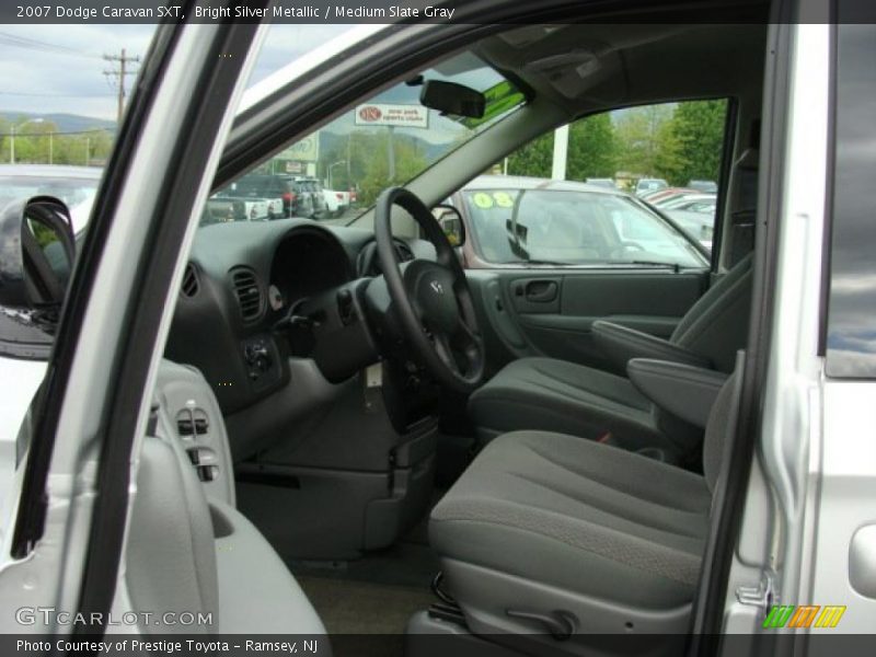 Bright Silver Metallic / Medium Slate Gray 2007 Dodge Caravan SXT