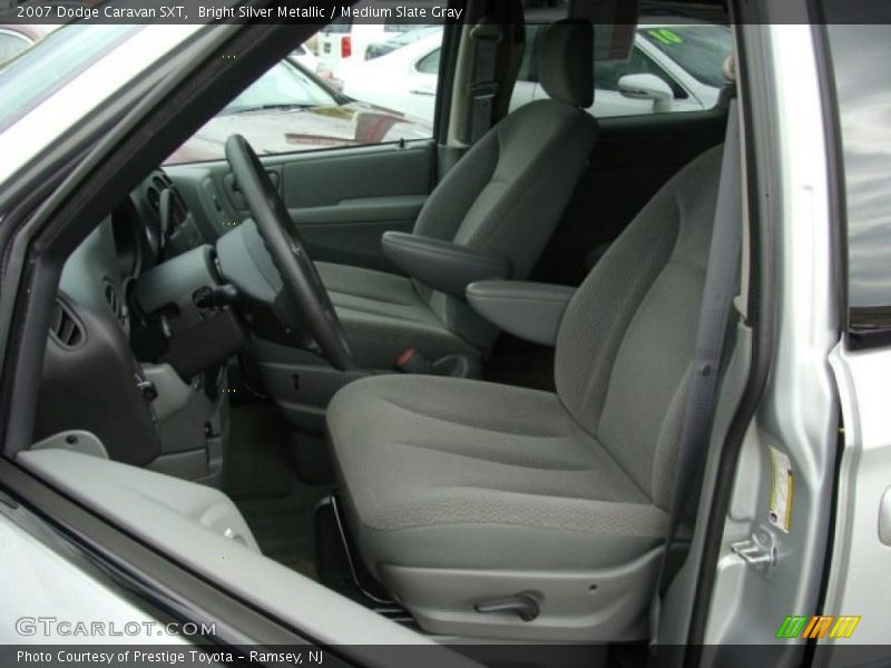 Bright Silver Metallic / Medium Slate Gray 2007 Dodge Caravan SXT