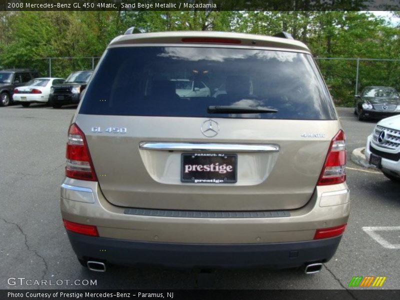 Sand Beige Metallic / Macadamia 2008 Mercedes-Benz GL 450 4Matic